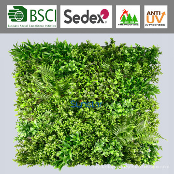 Outdoor UV Protected Artificial Plants Green Wall Panel 80X80cm Home Decoration 51267